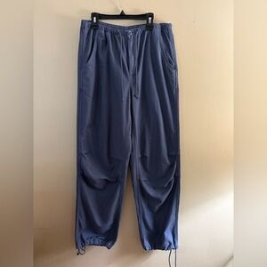 TNA Aritzia Women’s Parachute Pants Blue Grey Medium